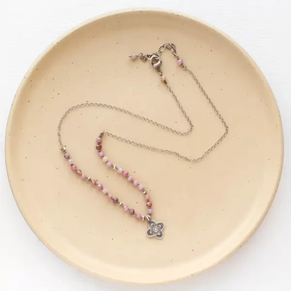 Knotted Ruby Talara Necklace - Image 4