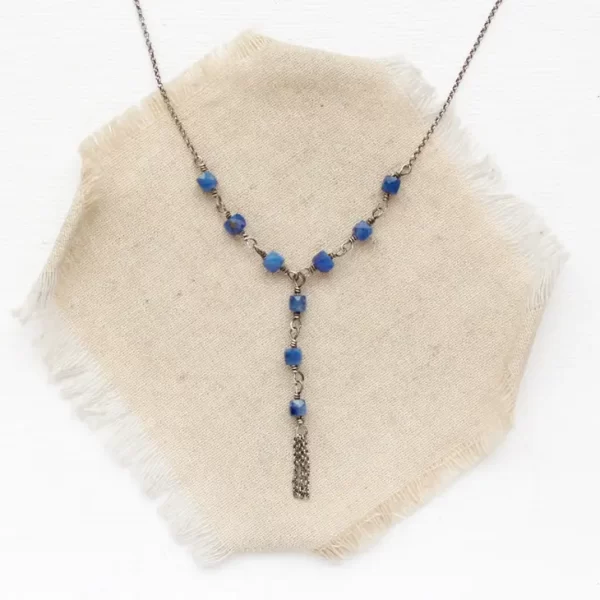 Kyanite Lariat Necklace