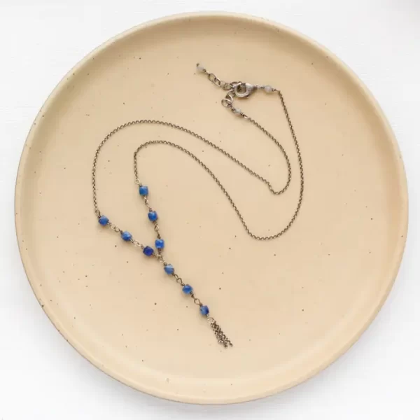 Kyanite Lariat Necklace - Image 4