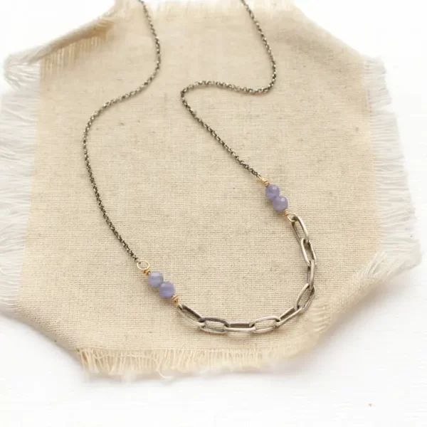 Linked Tanzanite Necklace