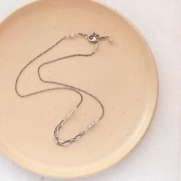Linked Labradorite Necklace - Image 3