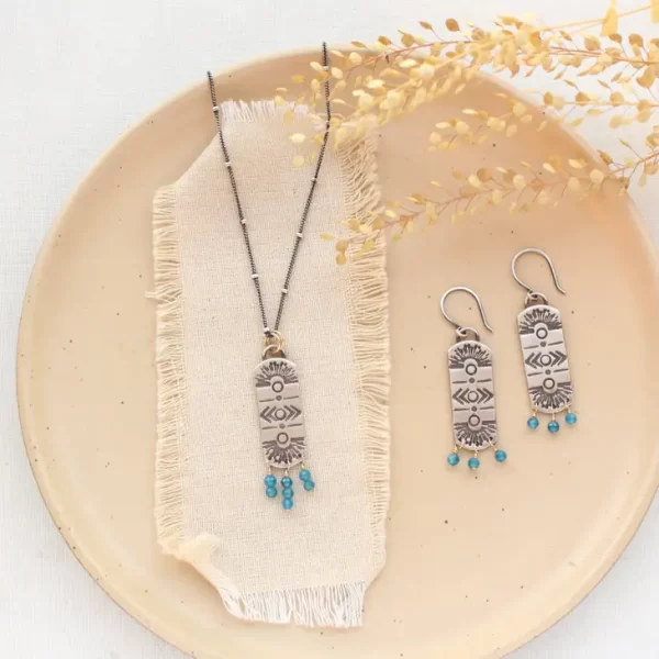 Celestial Bar Apatite Necklace - Image 5