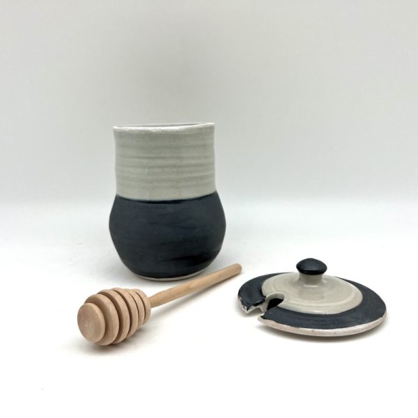 Two-Tone Honey Pot by Margo Brown - 3584 - Image 3