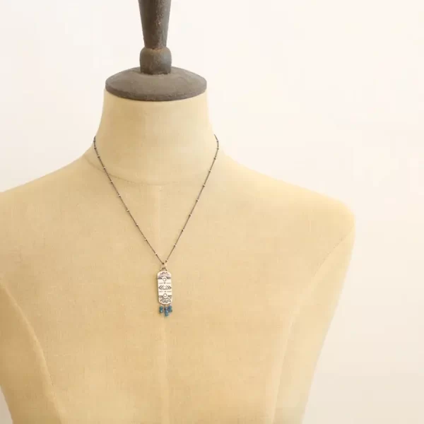 Celestial Bar Apatite Necklace - Image 4