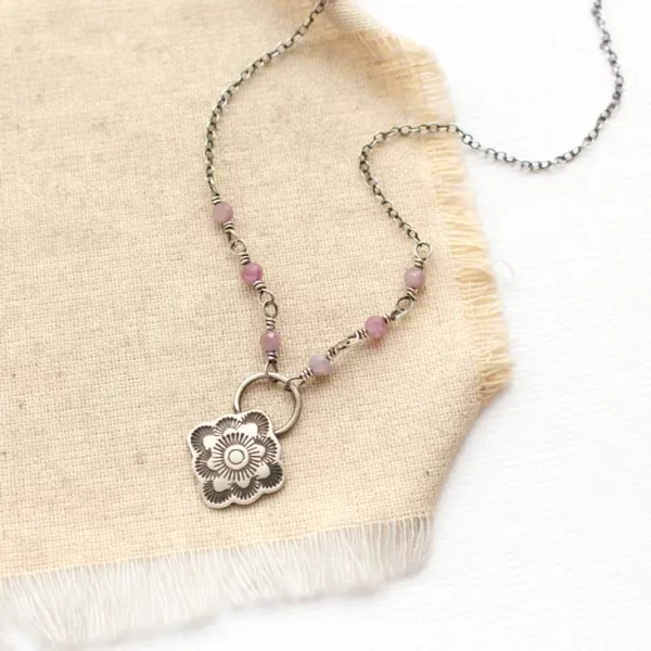Talara Bloom Ruby Necklace