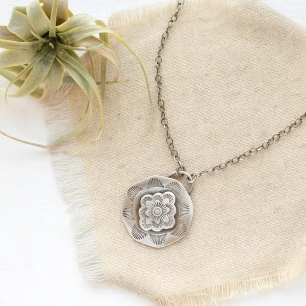 Talara Medallion Long Necklace - Image 3