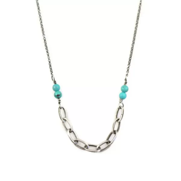Linked Turquoise Necklace