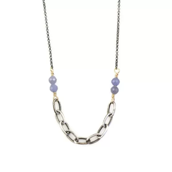 Linked Tanzanite Necklace