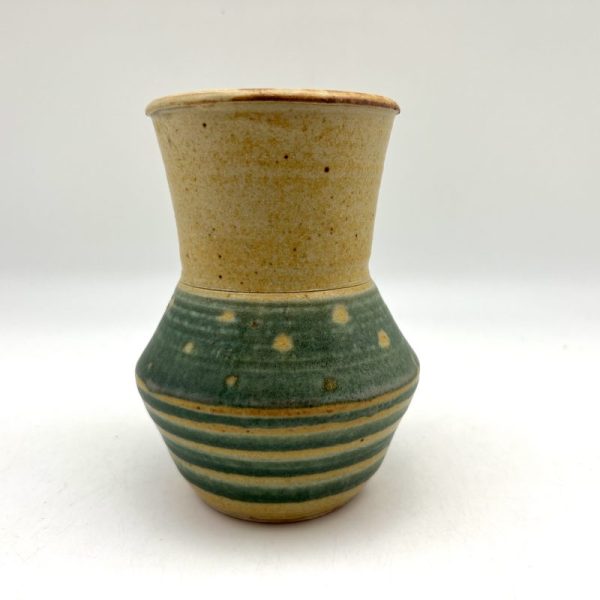 Yellow & Green Vase by Margo Brown - 3687