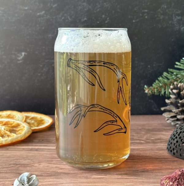 Antlers Beer Glass