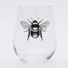 Bee Stemless Wine Glass - Image 2