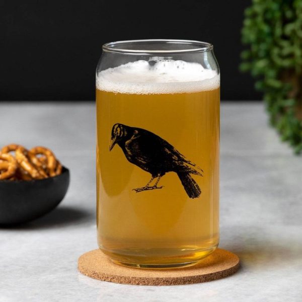 Crow Beer Glass