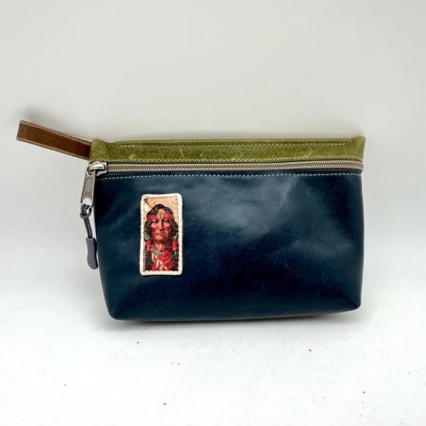 Everyday Stash Bag by Traci Jo Designs - Indigenous Man/Navy TJ14