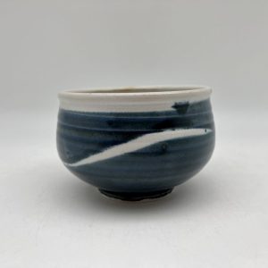 Small Navy & White Bowl by Margo Brown - 3746