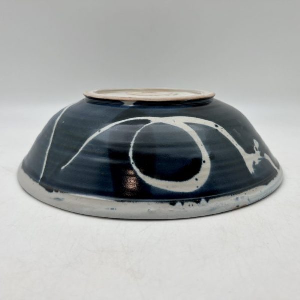 Large Navy & White Serving Bowl by Margo Brown - 3723 - Image 4