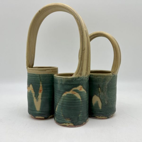Yellow & Green Basket by Margo Brown - 3772