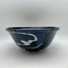 Large Navy & White Salad Bowl by Margo Brown - 3729 - Image 3