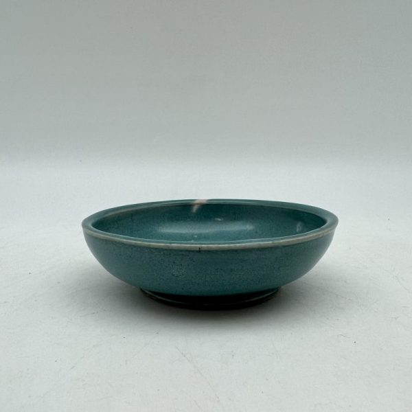 Mini Turquoise & White Dish by Margo Brown - 2745 - Image 2