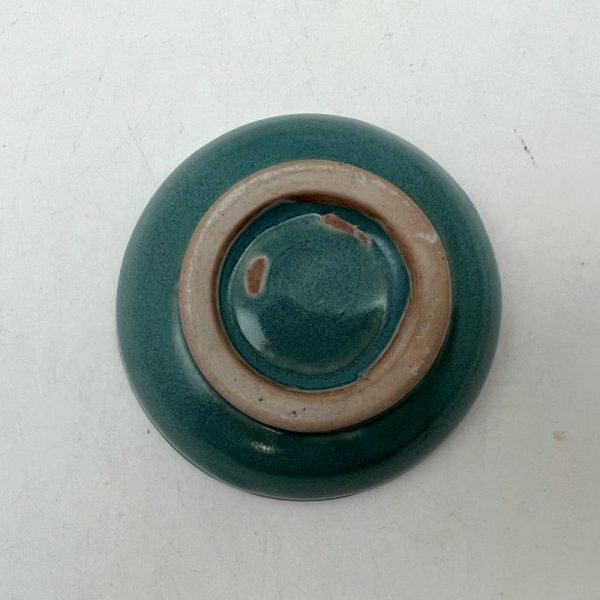 Mini Turquoise & White Dish by Margo Brown - 2745 - Image 4