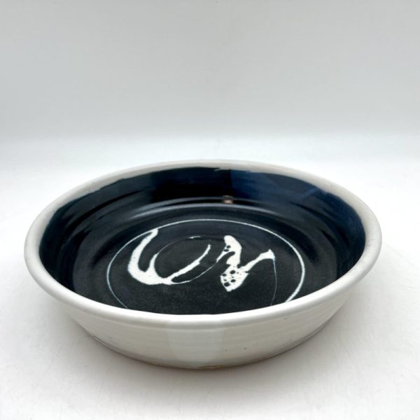Navy & White Pie Plate by Margo Brown - 3967 - Image 3