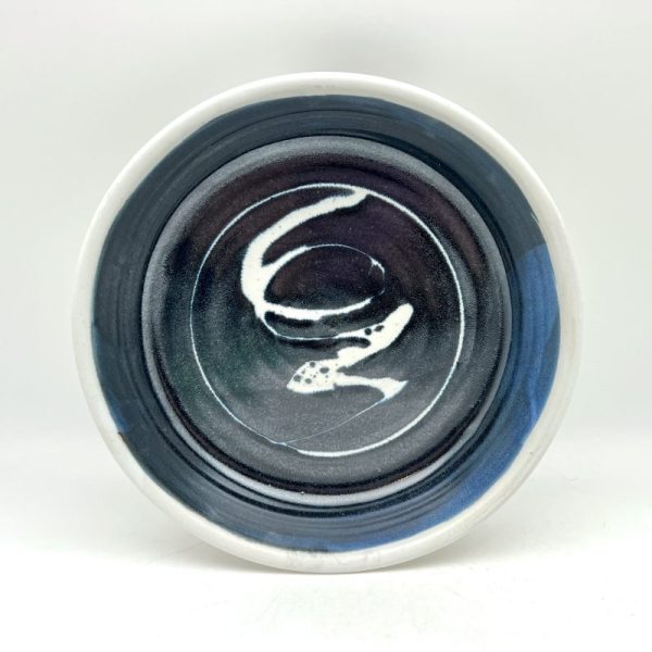 Navy & White Pie Plate by Margo Brown - 3967
