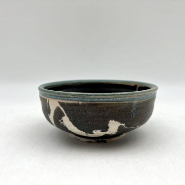 Brown & Cream Bowl by Margo Brown - 3952