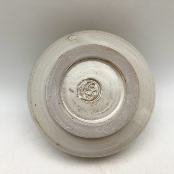 Black-Rimmed White Bowl by Margo Brown - 3928 - Image 5