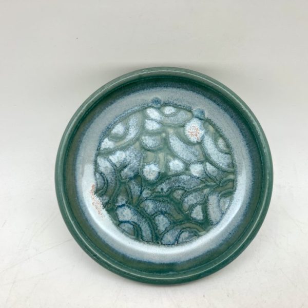 Small Scallop-Design Plate by Margo Brown - 3916