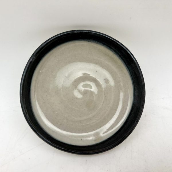 Mini Black-Rimmed Cream Dish by Margo Brown - 3922 - Image 3