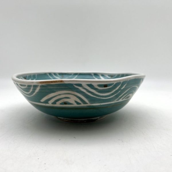 Patterned Serving Bowl by Margo Brown - 3929 - Image 2