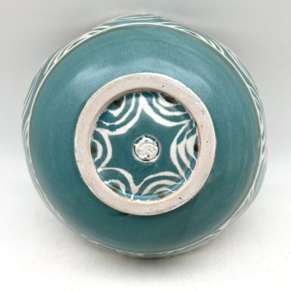 Patterned Serving Bowl by Margo Brown - 3929 - Image 5