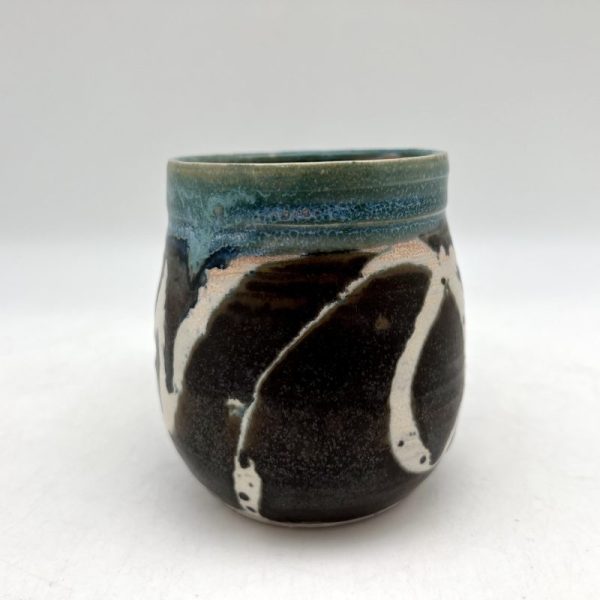 Brown & Turquoise Mug by Margo Brown - 3982 - Image 3