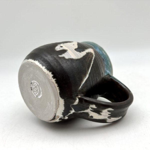 Brown & Turquoise Mug by Margo Brown - 3982 - Image 6