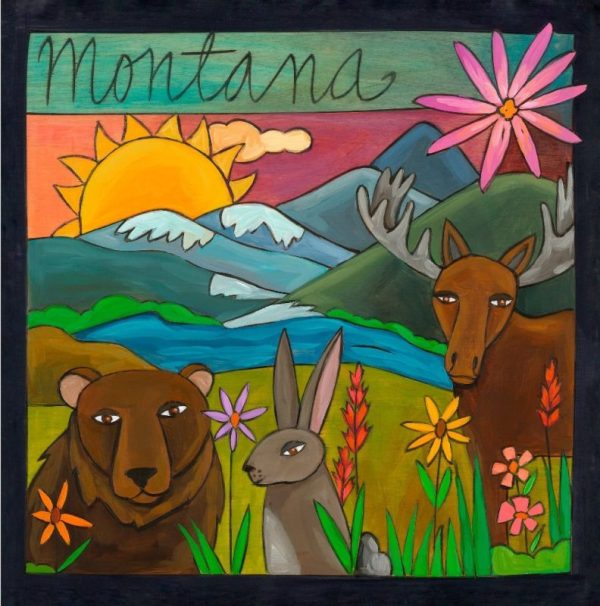 Montana 9" Plaque by Sincerely Sticks