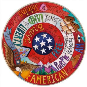 Americanarama Lazy Susan by Sincerely Sticks