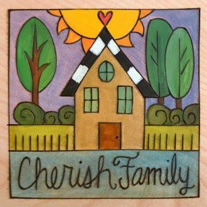 Caitlin's House 6" Plaque by Sincerely Sticks