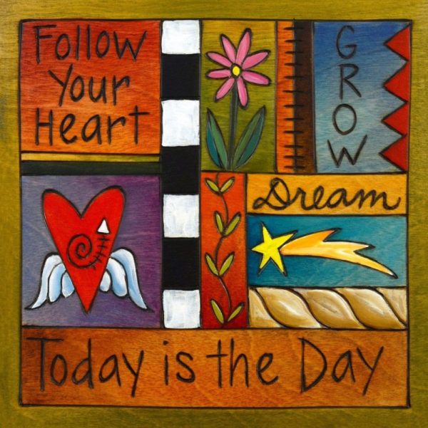 Daily Affirmation 6" Plaque by Sincerely Sticks