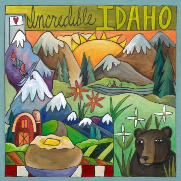 Idaho 9" Plaque by Sincerely Sticks