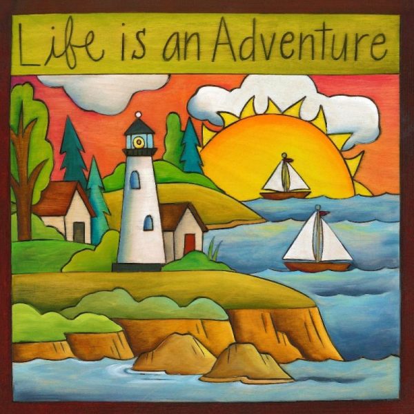 Life is an Adventure 9" Plaque by Sincerely Sticks