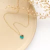 Little Turquoise Heart Necklace - Image 2