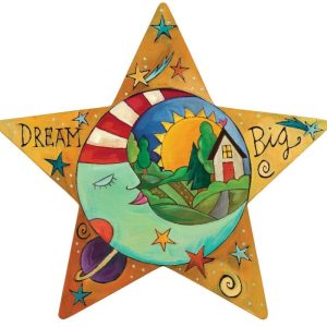 "La Luna" Star-Shaped Plaque by Sincerely Sticks