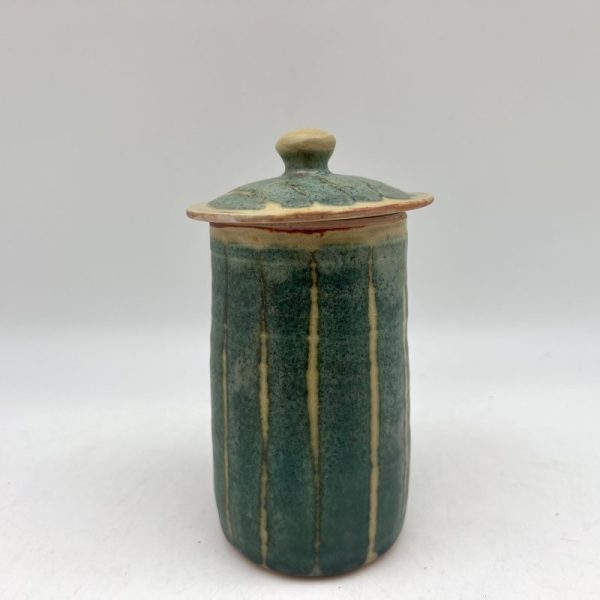 Tall Striped Jar by Margo Brown - 4115 - Image 2