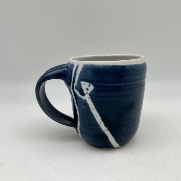Cobalt and White Mug by Margo Brown - 4122