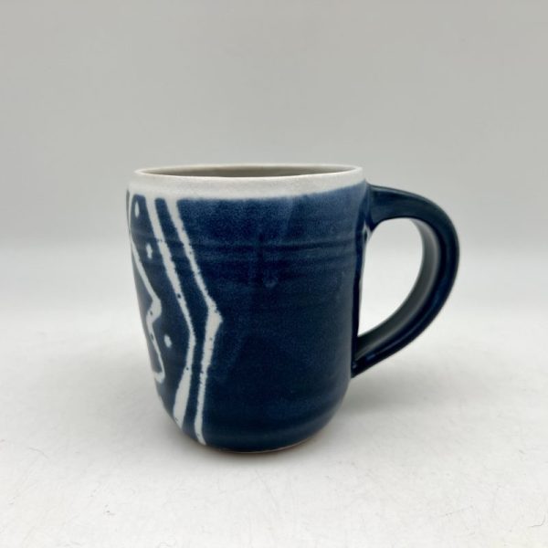 Cobalt and White Mug by Margo Brown - 4122 - Image 2