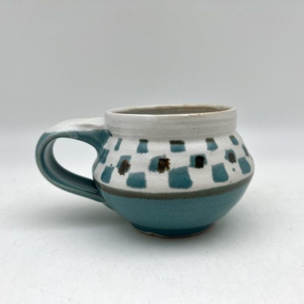 Checkered Mug by Margo Brown - 4125