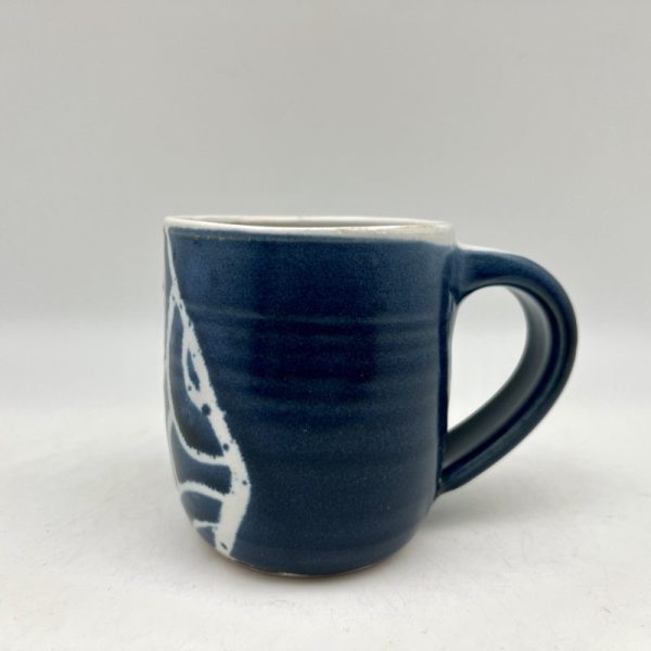 Cobalt and White Mug by Margo Brown - 4121 - Image 2