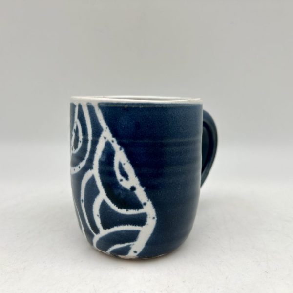 Cobalt and White Mug by Margo Brown - 4121 - Image 3