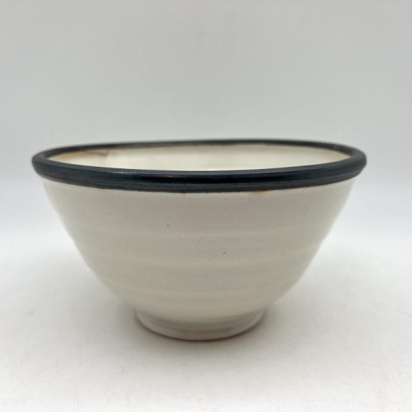Tall White Bowl by Margo Brown - 4186