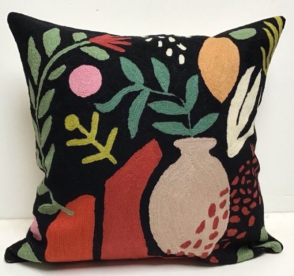 Black Matisse Throw Pillow