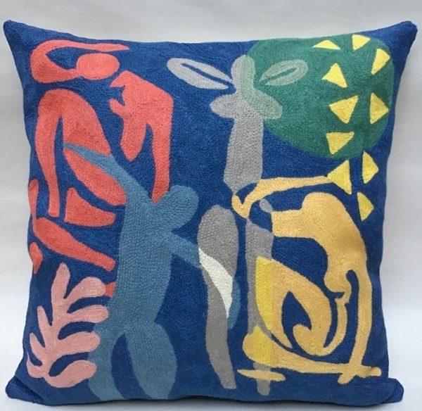 Matisse Silhouettes 18" Chainstitch Pillow